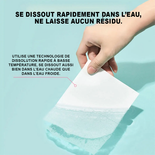 Détergents en papier